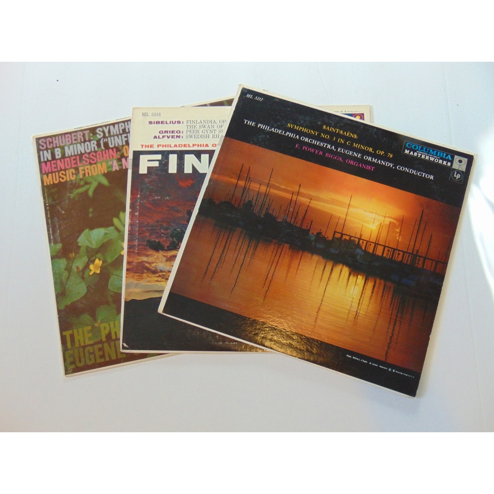 Lot 3 Columbia Masterworks Eugene Ormandy Philadelphia Orchestra Vinyl Records